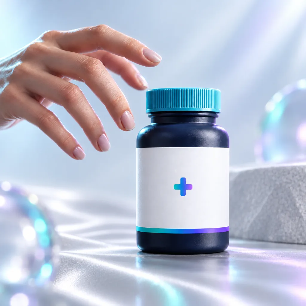Closed packaging for Compounded Semaglutide Tablets (ODT) held in hand